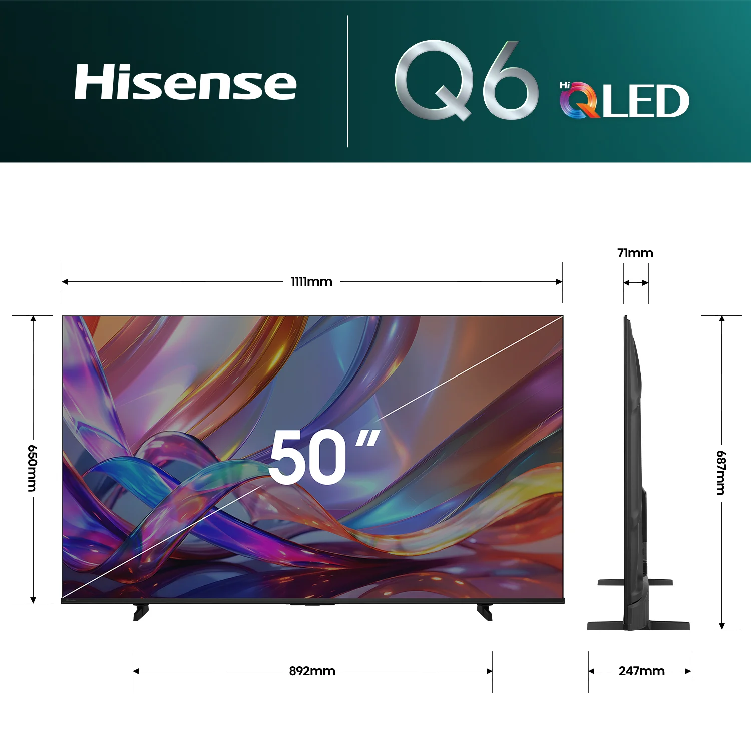 Hisense Q6S Hi-QLED Smart TV - Image 8