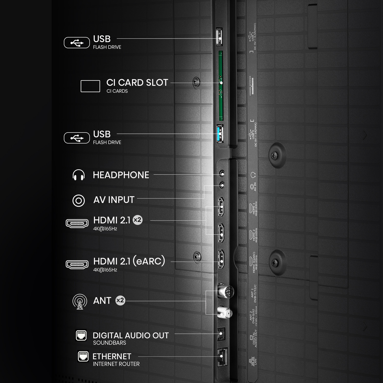 Hisense UX RGB-MiniLED 4K 165Hz Smart TV - Image 4