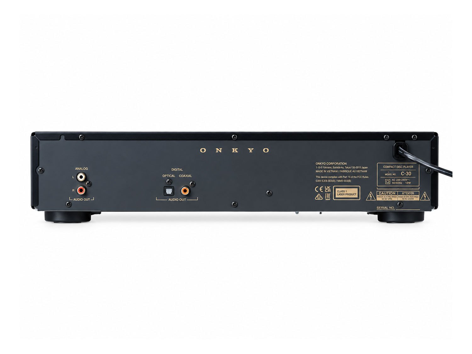 Onkyo C-30 CD Player - Black - Image 2