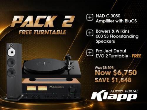 NAD C 3050 & Bowers & Wilkins 603 S3 Hi-Fi Package + FREE Pro-Ject Turntable