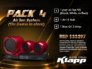 VOID Acoustics Air Ten V3 System with Air Ten speakers, Air 15 subwoofer and Bias Q1.5 amplifier